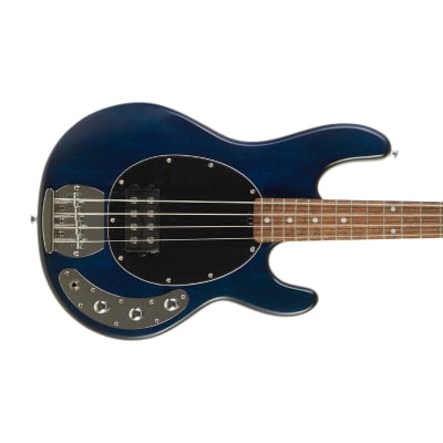 Music Man Sterling SUB StingRay Ray4 Trans Blue Satin / Rosewood | Reverb