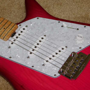 Ernie Ball Music Man Albert Lee Signature SSS Electric Guitar*Pink Burst*Mint* image 6