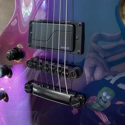 ESP LTD EC-1000 Left Handed Deluxe 2020 Violet Andromeda image 4