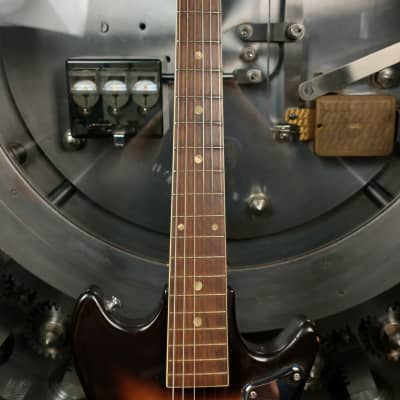 Immagine Japanese "Red Foil" Pickup Electric Guitar 70s w/ Original Chipboard Case - 3