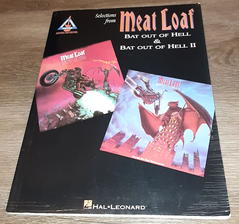 MEAT LOAF BAT OUT OF HELL I & II GUITAR TAB BOOK Reverb