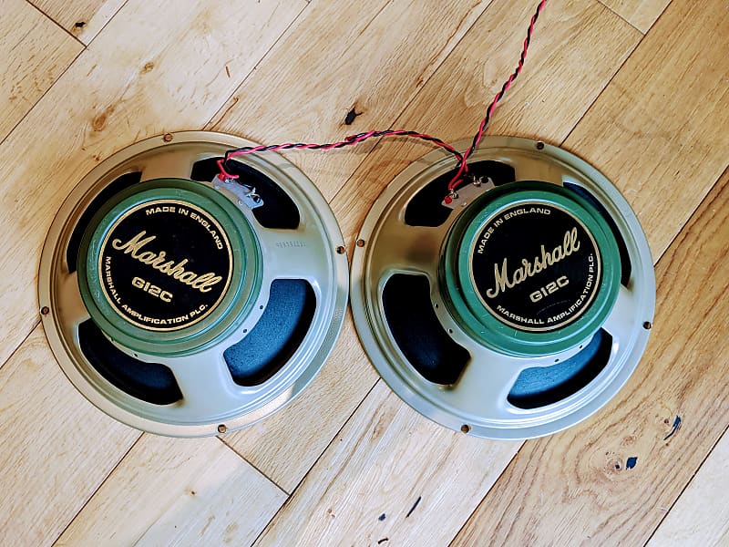 Celestion G12C Greenback Speaker Made In England Vintage Repro for Marshall Pair image 1