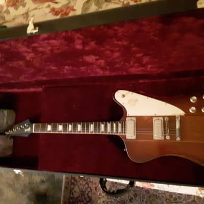 Gibson  Firebird signed By Johnny Winter  1963 Wood Mahogany image 3