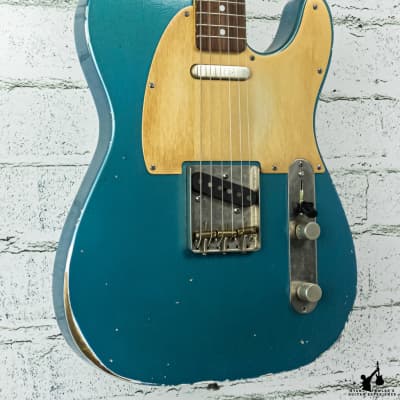 2015 Shelton Guitars TimeFlite Aged Lake Placid Blue w/ OHSC | Reverb