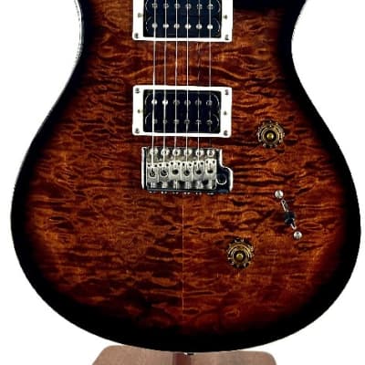 PRS SE Custom 24 Electric Guitar Black Gold Sunburst with Gigbag SER#: CTIG080024 image 3