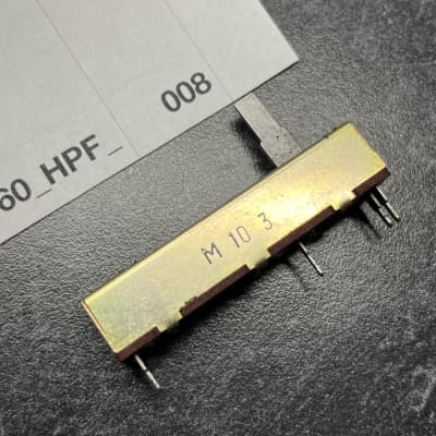 ORIGINAL Roland Juno-60 Replacement HPF Slider Switch (13159505) for Juno-60 image 2