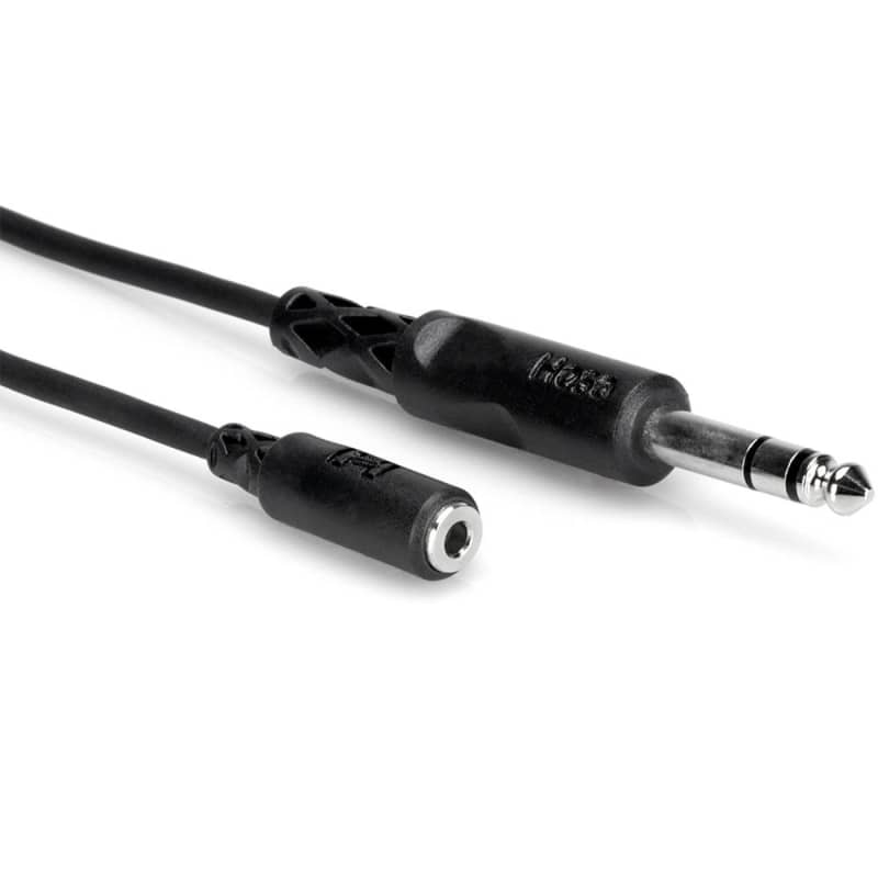 3.5mm Stereo Male to 1/4 TS Mono Male Cable - 6 feet / Male to Male