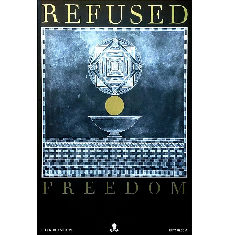 Refused Freedom Ltd Ed New RARE Large Tour Poster! At The Reverb