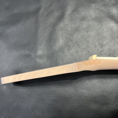 Unbranded  Replacement bolt-on Neck Tilt back Headstock Mahogany 24" scale trapezoid inlays #6 image 13