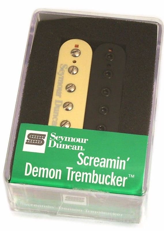 Seymour Duncan 11103-80-Z TB-12 Screaming Demon Trembucker Pickup Zebra image 1