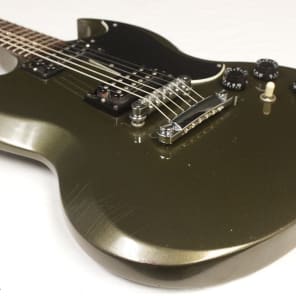 Vintage 1985 Gibson SG Special Electric Guitar w/ OHSC, Olive, Army Green #10508 image 4