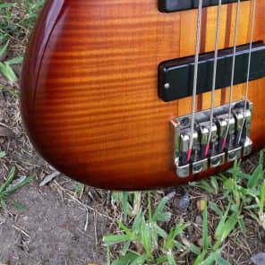 Soundgear Ibanez SR900FM 4 String Bass Bartolini Pickups Active Electronics Para Eq image 3