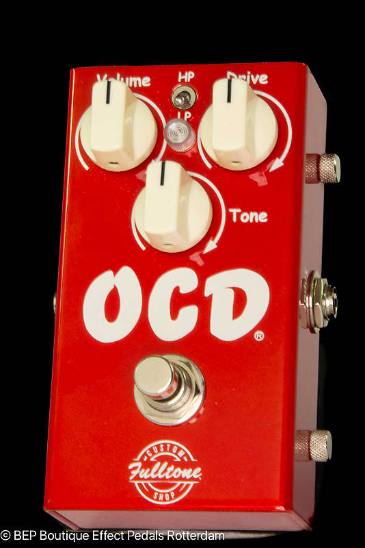 ギター Fulltone OCD Custom Shop Candy Apple Red Fulltone Custom Shop OCD Candy Apple Red Limited Edition