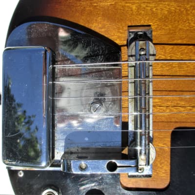 Zim Gar Guitar,  1960's ,  Made In Japan,   Sunburst Finish,   Sounds Great image 5
