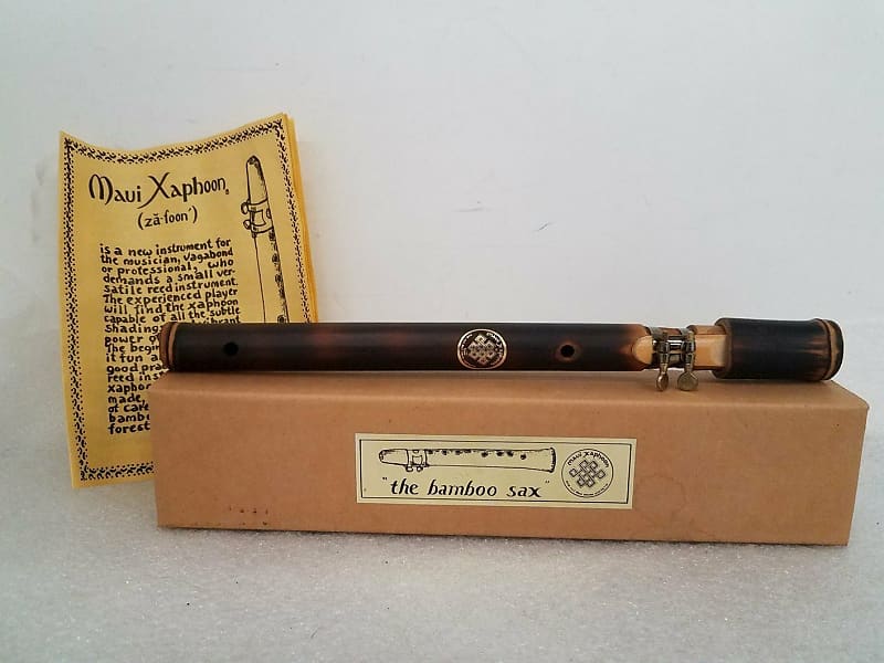Maui Xaphoon The Bamboo Sax 'Pocket Sax' In Original Reverb