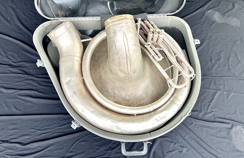 Reynolds Contempora Silver Sousaphone 🔥 Parts or Repair 🔥 Reverb