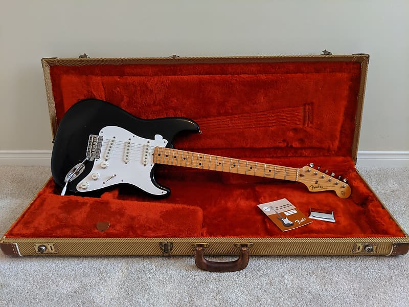 ギター Fender Stratcaster 57 vintage Series Fender American Vintage II 1957 Stratocaster - Maple