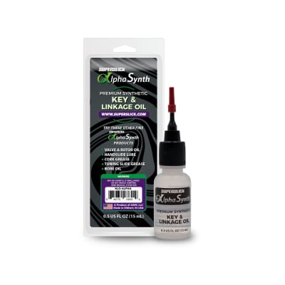 Superslick Alpha Synth Key & Linkage Oil Premium Synthetic .5 oz needle oiler image 2