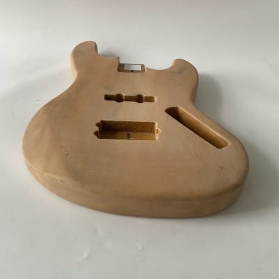 4 String Unfinished Bass Guitar Body Project Fit Jazz Bass image 5