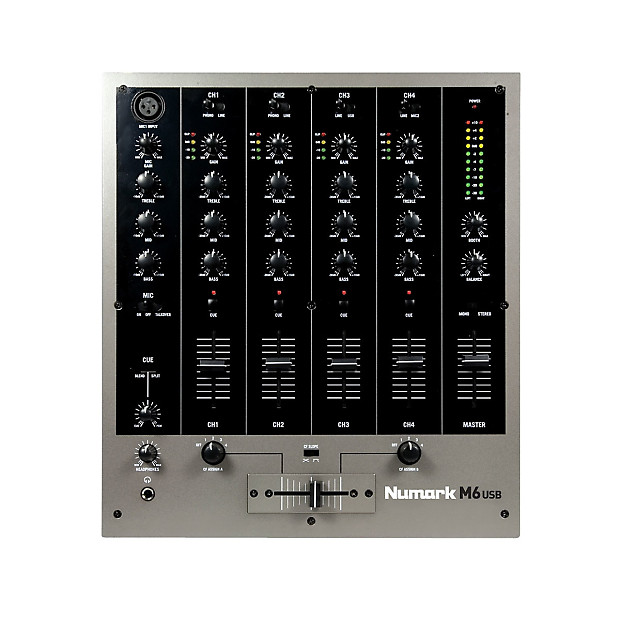 Numark M6 USB 4-channel DJ Mixer Bild 1