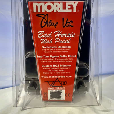 Reverb.com listing, price, conditions, and images for morley-vai-1-steve-vai-bad-horsie-wah