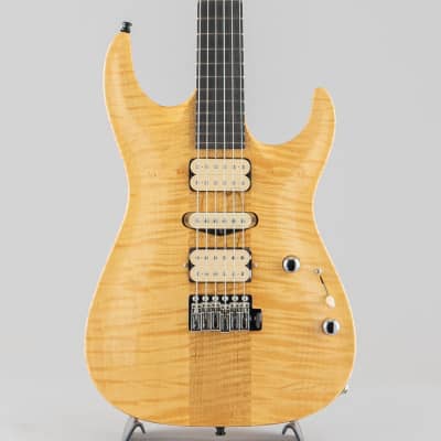 Marchione Neck-Through Carve Top Figured Maple African Mahogany H/S/H - Clear Natural for sale