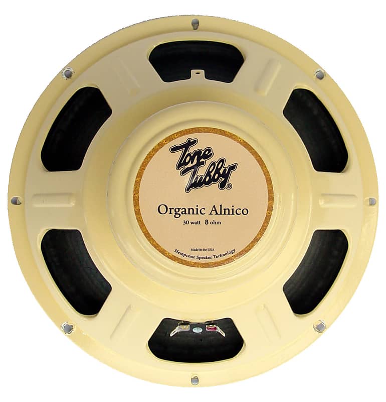 Tone Tubby 12" Organic Alnico Hemp Cone Guitar Speaker16 ohm Reverb