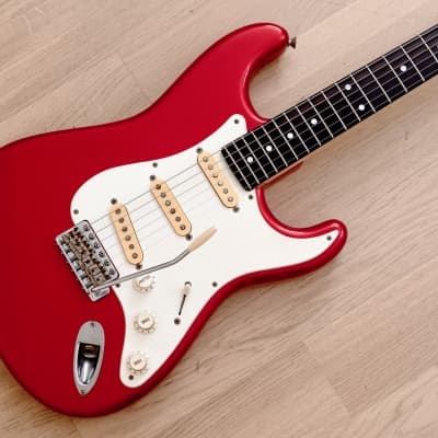 1991 Fender Stratocaster Model ST-500VR Candy Apple Red, Japan MIJ Fujigen  | Reverb Australia