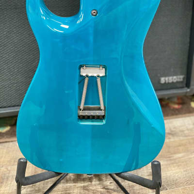Ted Stevenson  Standard Dinky - Barbados Blue Quilted Maple image 5