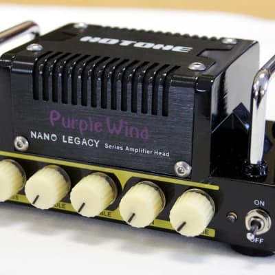 Hotone Nano Legacy Purple Wind 5-Watt Compact Guitar Amp Head with 3-Band EQ(Ship from US Warehouse For Prompt Delivery) image 2
