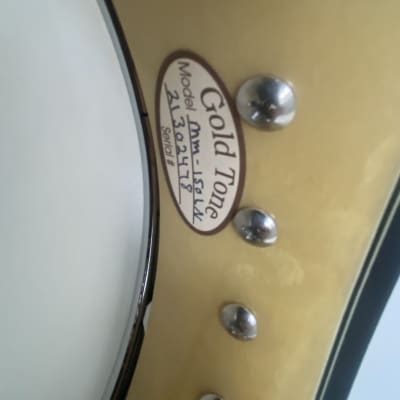 Gold Tone MM-150LN White Ladye Long Neck Maple Mountain Openback 5-String Banjo 2010s - Natural image 4