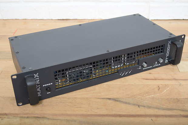 Matrix GT1000FX guitar rack power amplifier near MINT!-used amp