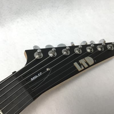 LTD 7-String Electric Guitar MH-17 - Black image 7