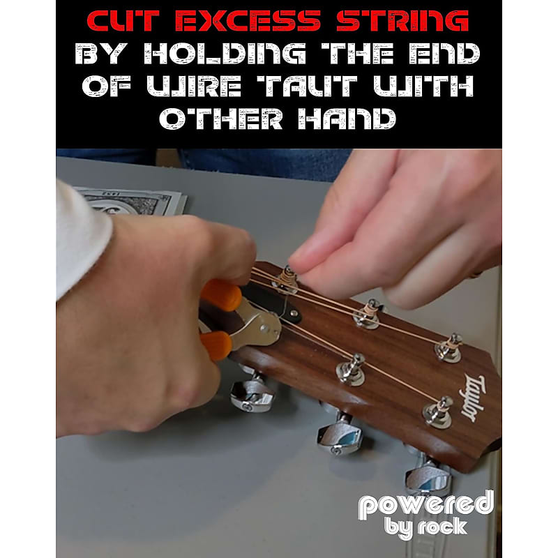 1Pcs Guitar String Winder, Guitar String Cutter, Guitar Bridge Pin Puller -  Ultimate Ergonomic All in One Guitar Tool for Restringing - Black