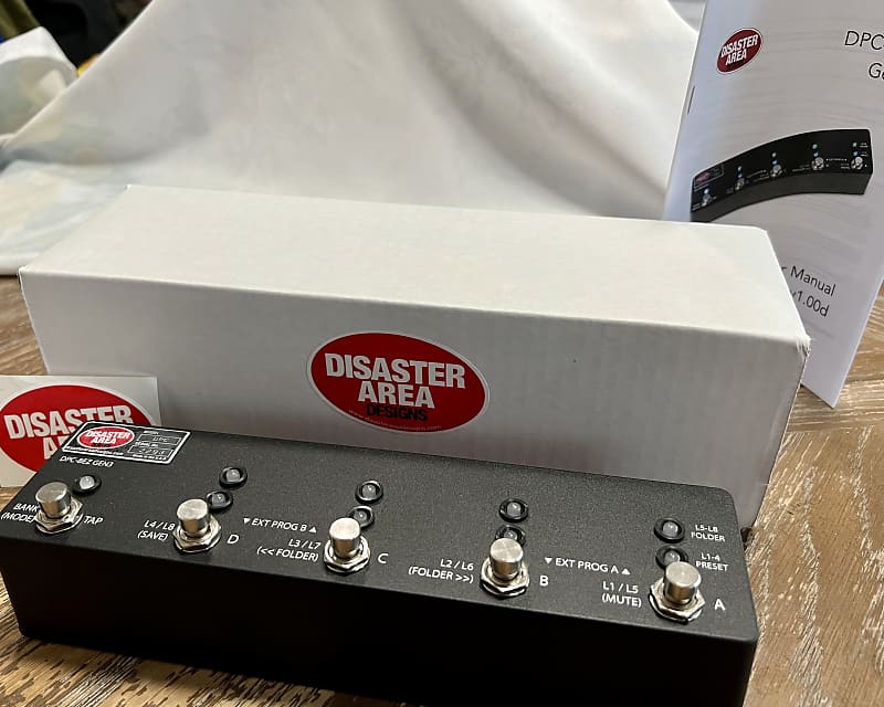 Disaster Area Designs Dpc 8ez Gen3 Programmable Bypass Reverb