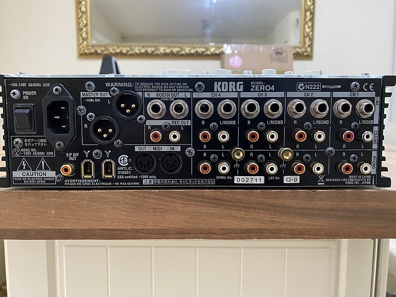 Korg Zero 4 - Four Channel Digital DJ Mixer - Very rare