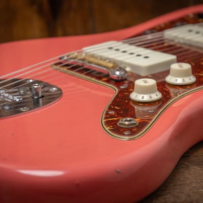 Fender Custom Shop '62 Jazzmaster Journeyman Relic, RW - Super Faded Aged Fiesta Red image 8