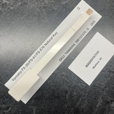 ORIGINAL Yamaha/Korg Replacement G Key (NB107570) for Yamaha DX7/DX5/DX9, SY77/SY85/SY99, Korg M1, Wavestation, Z1, etc