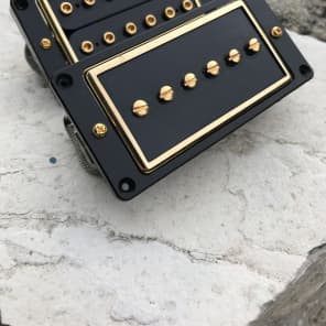 Gibson USA Lee Malia Signature Humbucker Pickup Set 84T LM P 94R Black Gold Reverb