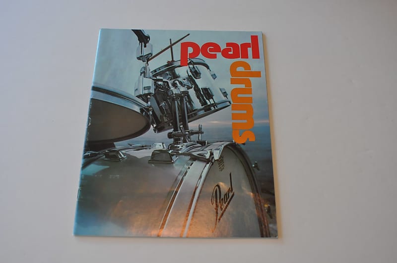 Pearl Drums catalog booklet brochure. 1975 Excellent Reverb UK