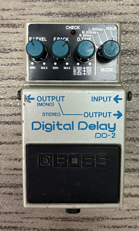 Boss DD-2 Digital Delay (Blue Label) 1983 - 1986 - White | Reverb