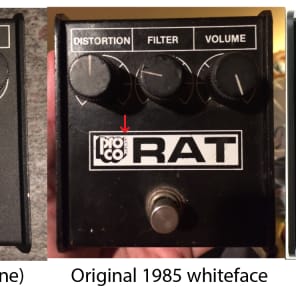 Ultra Rare Japan-Exclusive 1991 ProCo Rat Whiteface made for