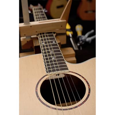 J.N GUITARS Asyla series 4/4 cutaway dreadnought acoustic-electric guitar solid spruce top left-handed model image 5