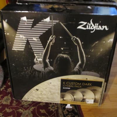 Zildjian KCD900 K Custom Dark Box Set 14/16/18/20" Cymbal Pack 2010 - Present - Traditional image 1
