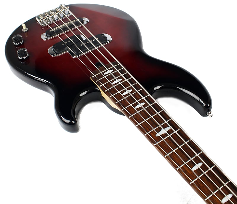 Yamaha BB415 5 String Bass Guitar in Wine Red