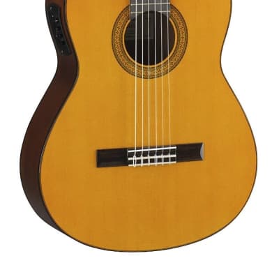 Yamaha CGX102 Acoustic-Electric Classical Guitar, Natural image 1