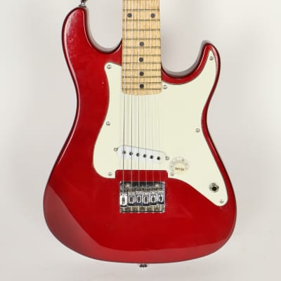 1980's Cort Black & Red Electric Guitar w/ Jackson Style 1980's Cort Black & Red Electric Guitar w/ Jackson Style