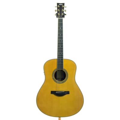 Yamaha LL-TA TransAcoustic Dreadnought Acoustic-Electric Guitar w/ Reverb and Chorus - Vintage Tint image 2