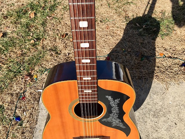Vintage Kent 12 String Acoustic Guitar 3505 Natural