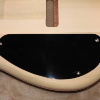 Unfinished 3pc Poplar Stratocaster Body 2pc Rosewood Top S/S/S Pickup Routes Back Control Cavity image 10